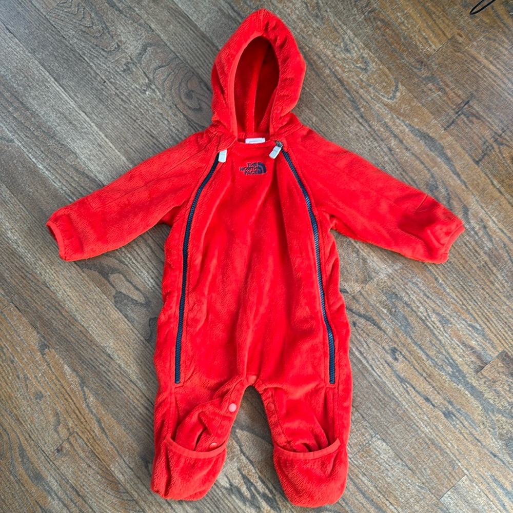 North Face Infant Fleece Bunting size 3-6 months